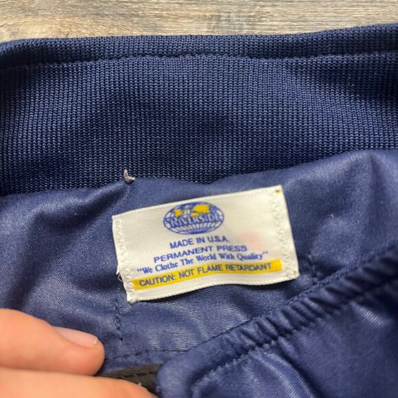 Vintage 80s Blue Mens XL Coca Cola Bomber Employee Windbreaker Jacket Workwear - Picture 4 of 7